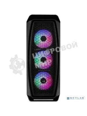 Компьютерный корпус Aerocool / Formula Aero One Frost-G-BK-v1 черный без БП ATX 4x120mm 2xUSB3.0 audio