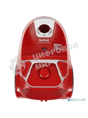 Пылесос Tefal TW3953EA красный/серебристый, 750/750 Вт, уборка сухая, пылесборник мешок 3 л