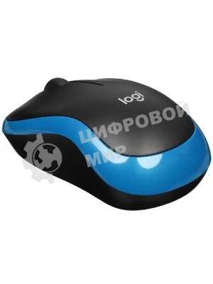 Мышь беспроводная Logitech M185 синий, 1000 dpi, радиоканал, USB, кнопки - 3