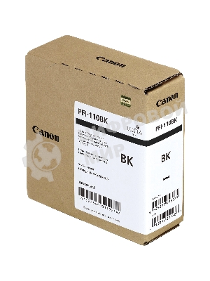 Картридж струйный Canon PFI-110 BK 2364C001 черный (160мл) для Canon TX-2000/TX-3000/TX-4000