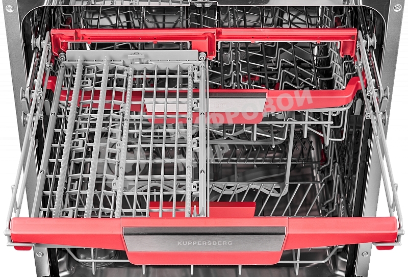 Встраиваемая посудомоечная машина Kuppersberg GLM 6075, серебристый, 59.8 см, 14 компл., 44 дБ, класс A++