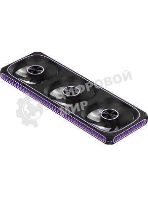 Вентилятор для корпуса Formula V Line AIR FUSION 3 BK REVERSE, 360x120x28мм, ARBG 3pin + PWM 4pin, 500-1800 RPM, 37.83 DBA MAX, HYDRO BEARING