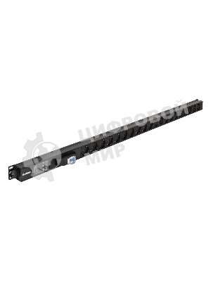 Вертикальный блок розеток с автоматом защиты ExeGate ServerPro PDU-V213 Al-10C1310S-T-1P (19