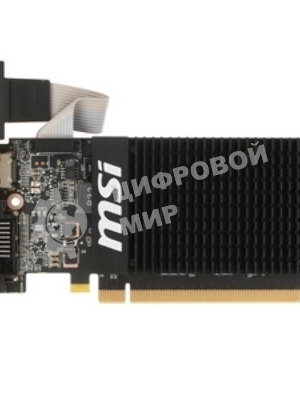 Видеокарта MSI PCI-E GT 710 2GD3H LP nVidia GeForce GT 710 2048Mb 64bit DDR3 954/1600 DVIx1/HDMIx1/CRTx1/HDCP Ret low profile