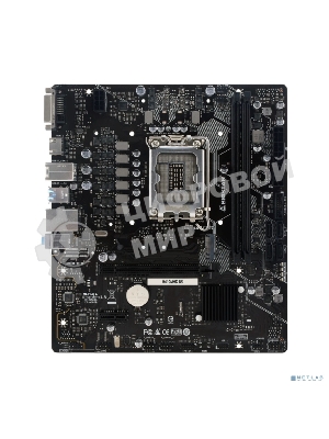 Материнская плата Biostar H610MHD D5, LGA1700, Intel H610, 2xDDR5, 4xSATA, 1xM.2, 1xPCIe 4.0 x16, 1xPCIe 3.0 x1, 1xDP, 1xHDMI, 1x1Gb LAN, 2xUSB-A 5Gbps, 4xUSB-A 2.0, 2x3.5 мм, 7.1, mATX