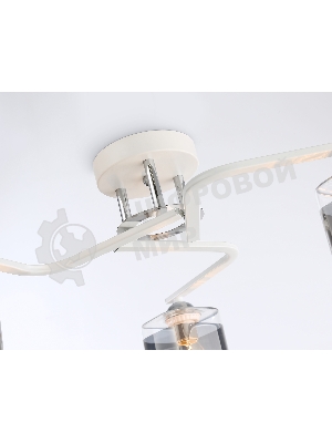 Светильник Ambrella light TR303217/3 WH/CH/SM белый/хром/дымчатый E27*3 max 60W D540*250
