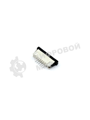 Разъем FPC Half Coverage Bottom Contact 1.0K-BX-6PWB 6 pin высота 2мм шаг 1мм 10 шт