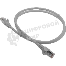 Кабель Патч-корд Lanmaster LSZH FTP кат.5e, 7.0 м, серый