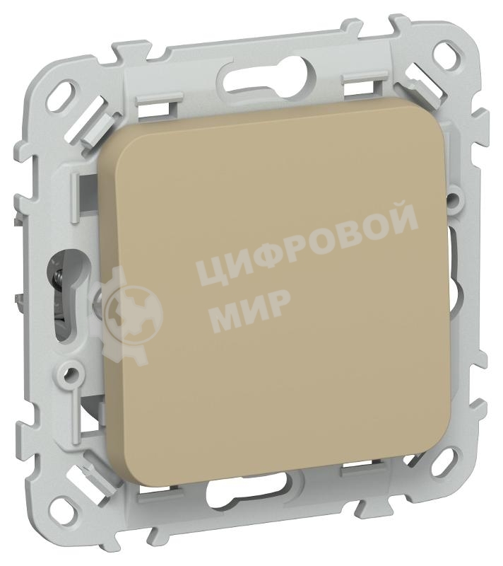 Выключатель 1-клавишный перекрестный 10А ВС71-1-0-ФлХ хаки FLITE