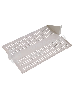 Полка для стойки перфорированная консольная 2U с центральным креплением, глубина 300 мм МС-30.2