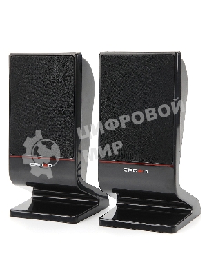 Акустическая система CROWN CMS-601 (USB, 6W; управление громкостью, разъем для наушников, кнопка включения, Длина кабеля между колонками 1м;Длина аудио-кабеля и питания 2м.)