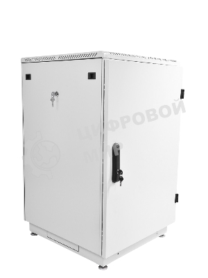 Шкаф телеком. напольный 18U (600x800) дверь металл (ШТК-М-18.6.8-3AAA) (2 коробки)