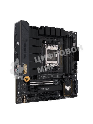 Материнская плата ASUS TUF GAMING B650M-PLUS, AM5, AMD B650, 4xDDR5, 4xSATA, 2xM.2, 1xPCIe 4.0 x16, 1xPCIe 4.0 x4, 1xDP, 1xHDMI, 1x 2.5Gb LAN, 4xUSB-A 3.2 Gen 2, 1xUSB-A 3.2 Gen 1, 1xUSB-C 3.2 Gen 2x2, 5x3.5 мм, 7.1, mATX