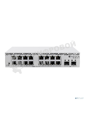 Коммутатор на 16 гигабитных портов и 2 SFP+ MikroTik CSS318-16G-2S+IN