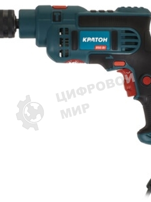 Дрель ударная Кратон PD-850 850Вт ключевой реверс (3 02 01 010)