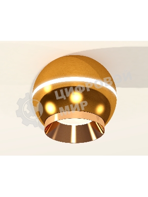 Светильник Ambrella Light XS1105002 PYG золото желтое полированное MR16 GU5.3 LED 3W 4200K (C1105, N7034)