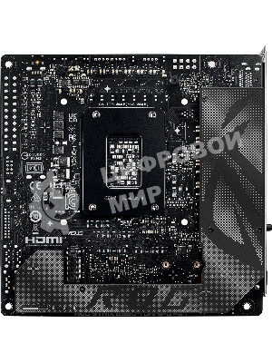 Материнская плата ASUS ROG STRIX B860-I GAMING WIFI, LGA1851, Intel B860, 2xDDR5, 4xSATA, 2xM.2, 1xPCIe 5.0 x16, DisplayPort, HDMI, USB Type-C, 1x2.5Gb LAN, Thunderbolt, 2x3.5 мм, 7.1, mini-ITX