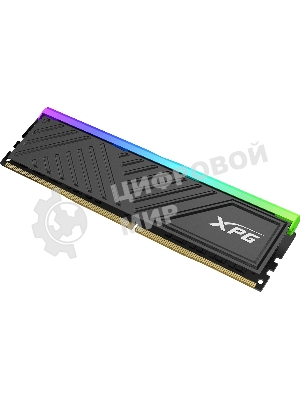 Оперативная память XPG Spectrix D35G RGB, DDR4, 16GB (1x16GB), 3200MHz, CL16, DIMM, с радиатором, RGB, черный