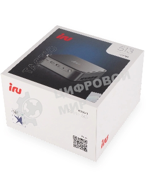 Неттоп IRU Tactio 513 i5 1235U (1.3) 16Gb SSD512Gb Iris Xe без ОС GbitEth WiFi BT 120W серый (RUS) (2189397)