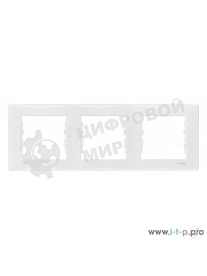 Рамка 3-м Sedna горизонт. бел. SchE SDN5800521