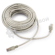 Патч-корд UTP Cablexpert cat.5e, 15м, литой, многожильный серый