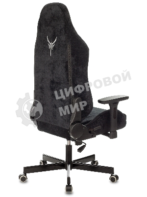 Кресло игровое Бюрократ Knight N1 Fabric черный Light-20, с подголов. крестовина металл
