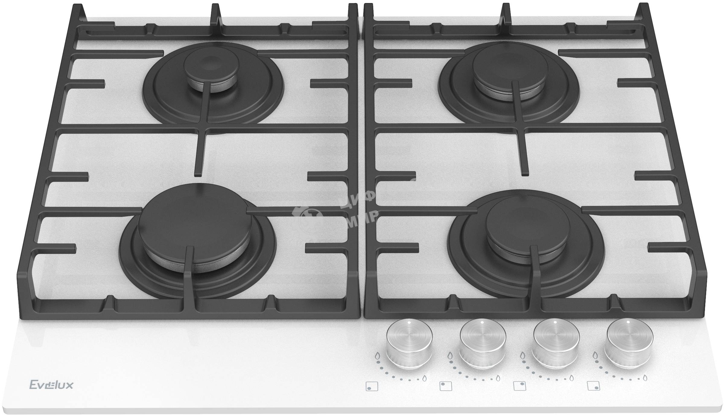 Газовая варочная панель Evelux HEG 600 WG