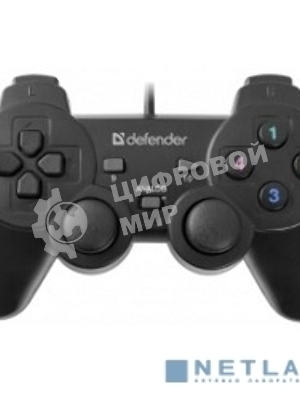 Геймпад Defender Omega USB, Проводной геймпад, 12 кнопок, 2 стика