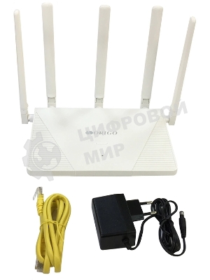 Роутер беспроводной Origo OWR3030AXG (OWR3030AXG/A1A) AX1800 10/100/1000BASE-T белый
