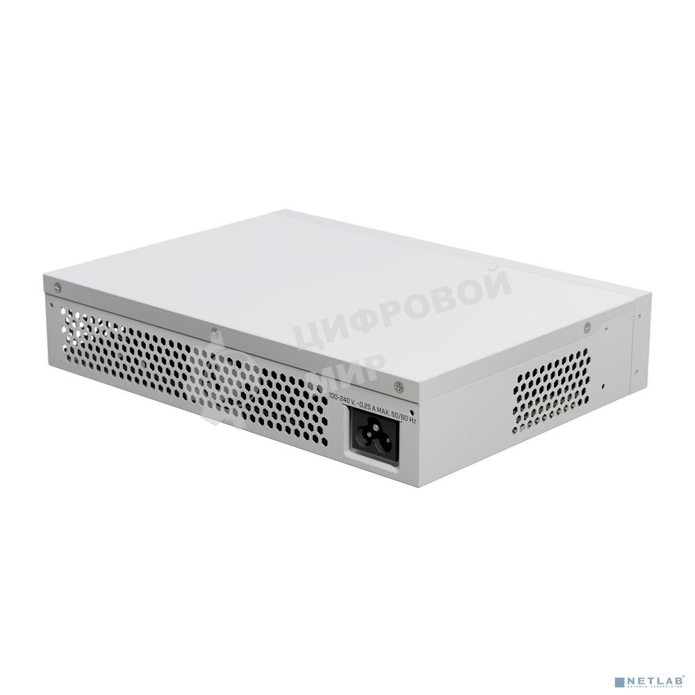 Коммутатор на 16 гигабитных портов и 2 SFP+ MikroTik CSS318-16G-2S+IN