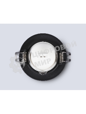 Встраиваемый точечный светильник Ambrella light TN102816 BK черный GU5.3 D80*28