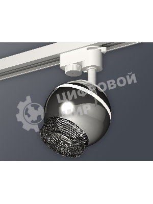 Светильник Ambrella light XT1104002 PSL/BK серебро полированное/тонированный GU5.3 LED 3W 4200K (A2520, C1104, N7192)