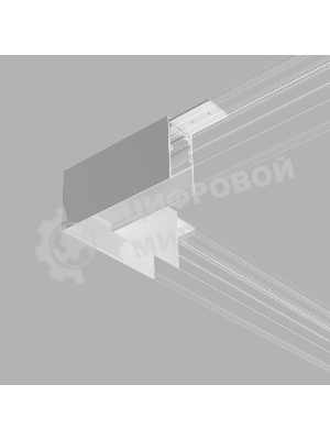 Slim Magnetic Коннектор угловой для накладного шинопровода белый 85090/11