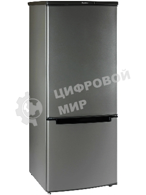 Холодильник Бирюса W551 графит двухкамерный 180/60л морозилка снизу, автоматическое оттаивание