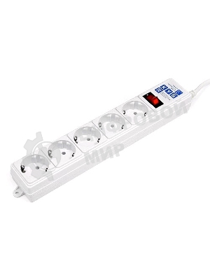 Сетевой фильтр Powercube SPG-B-15 5 м, 5 розеток, серый, коробка