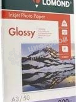 Бумага Lomond 0102024 A3/200г/м2/50л./белый глянцевое для струйной печати