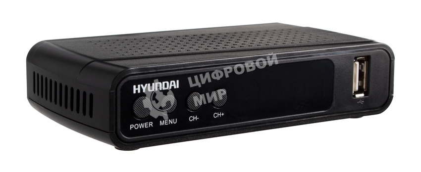 Ресивер DVB-T2 Hyundai H-DVB520 черный