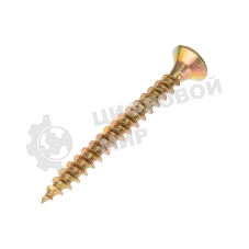 Саморез универсальный Kranz 3.5х35, желтый цинк, пакет (25шт.)