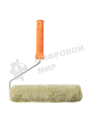 Валик Сибртех Фасадные работы, 250мм, ворс 18мм, D 36мм, D ручки 6 мм, полиакрил, полиэстер