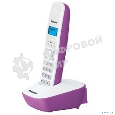 Телефон беспроводной (DECT) Panasonic KX-TG1611RUF (сиреневый) АОН, Caller ID,12 мелодий звонка,подсветка дисплея,поиск трубки