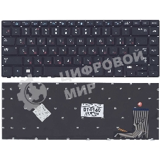 Клавиатура для ноутбука Samsung 470R4E, черная с подсветкой