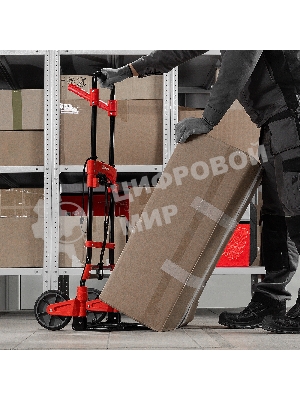 Тележка хозяйственная Matrix, складная, 2 колесная, грузоподъемность 150 кг