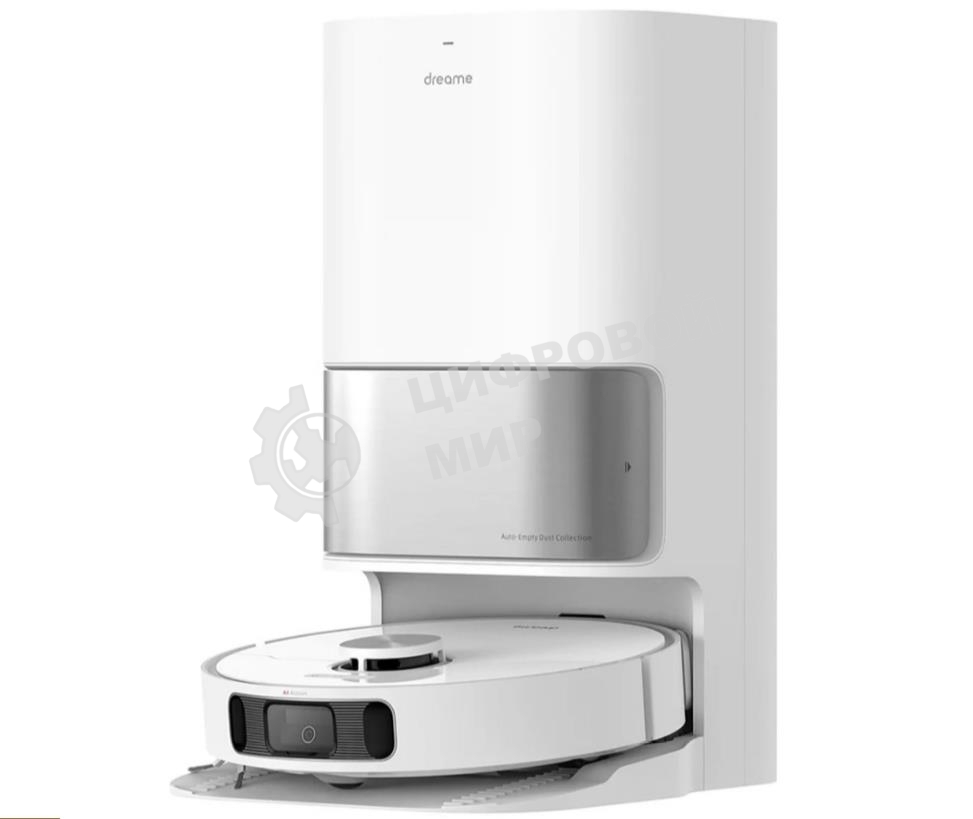 Робот-пылесос Dreame RLS6LADC L10s Ultra белый, 75 Вт, 5200 мА·ч Li-Ion, уборка сухая/влажная, пылесборник контейнер 0.35 л