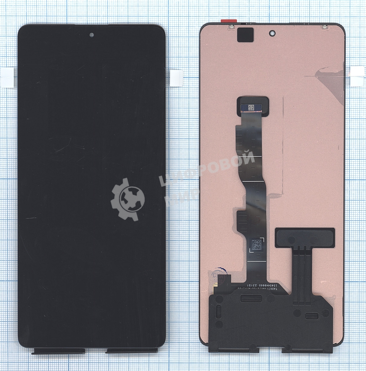 Дисплей для Xiaomi Poco F5 в сборе с тачскрином (OLED) черный