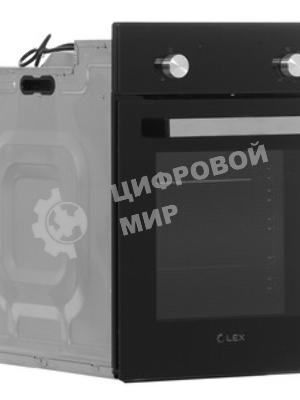 Духовой шкаф электрический LEX EDM 4545 BBL черный