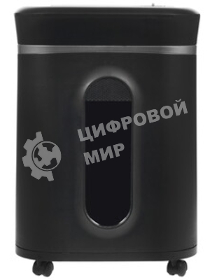 Шредер ГЕЛЕОС УМ28-4, DIN P-4 (4 ур-нь секр.), фрагмент 3,9х30мм, 19-21 лист (70г/м2), CD/пл.карты/скрепки/скобы, 28 литров