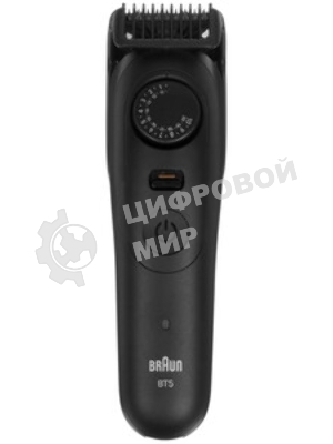Триммер Braun BT5520 черный (насадок в компл:3шт)