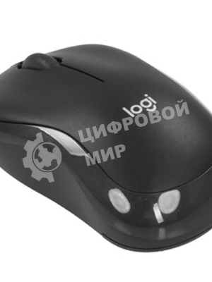 Мышь беспроводная Logitech B175 черный, 1000 dpi, радиоканал, USB, кнопки - 3