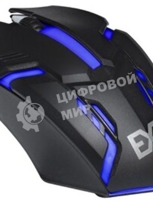 Мышь проводная ExeGate Gaming Standard Laser GML-17 черный, 1200 dpi, USB, кнопки - 3