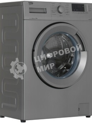Стиральная машина Beko WSRE6512ZSS серебристый, загрузка фронтальная 6 кг, 1000 об/мин., класс: А